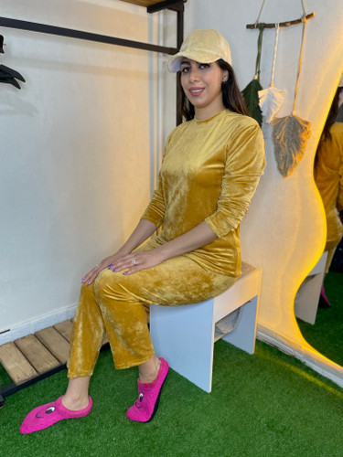 خرید ست بلیز شلوار مخمل زنانه