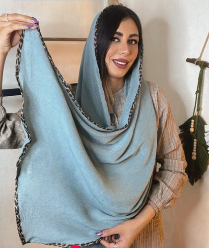 خرید شال برشکا کاربردی حاشیه پلنگی