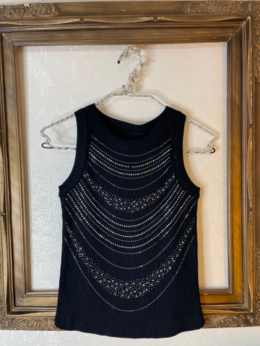 تاپ زنانه مجلسی نگین دار